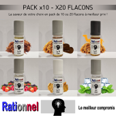 Pack E-liquides x10 & x20 - Rationnel