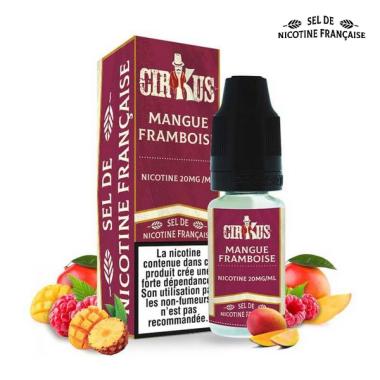 Mangue Framboise - CirKus aux sels de nicotine - 10ml