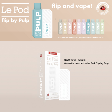 Batterie 500mAh - Le Pod Flip by Pulp