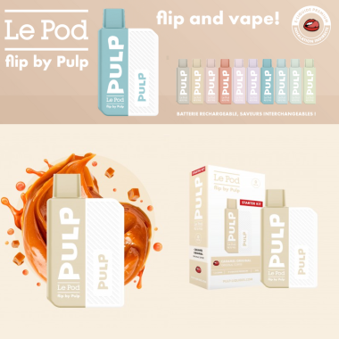 Caramel - Starter Kit - Le Pod Flip by Pulp