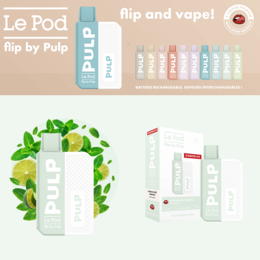 Citron Vert Menthe - Starter Kit - Le Pod Flip by Pulp