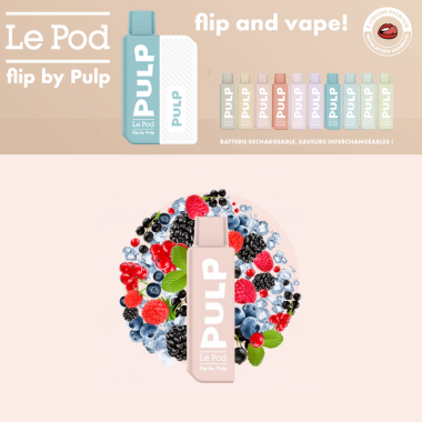 Fruits Rouges Glacés - Cartouche - Le Pod Flip by Pulp