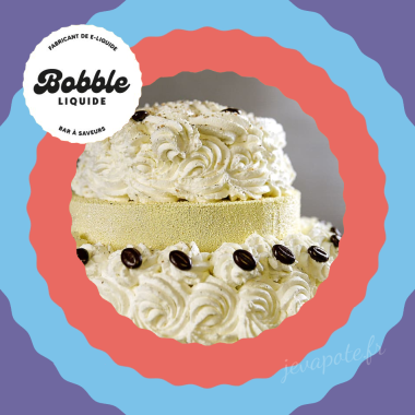 Kino Bi : Un Birthday cake à la crème vanille, aux notes sucrées et caramélisées. - 60ml (Bobble Liquide)