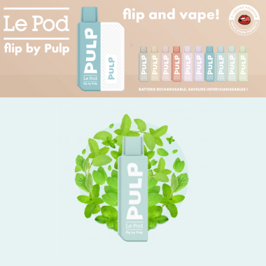 Menthe Verte - Cartouche - Le Pod Flip by Pulp