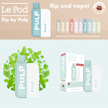 Menthe Verte - Starter Kit - Le Pod Flip by Pulp