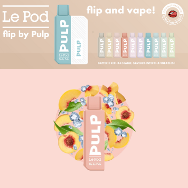 Thé Pêche - Cartouche - Le Pod Flip by Pulp