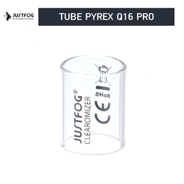 Tube Pyrex Q16 Pro - Justfog